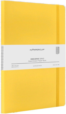 

Mypaperclip A5 Diary(EXECUTIVE SERIES A5 240 PAGES, Yellow)
