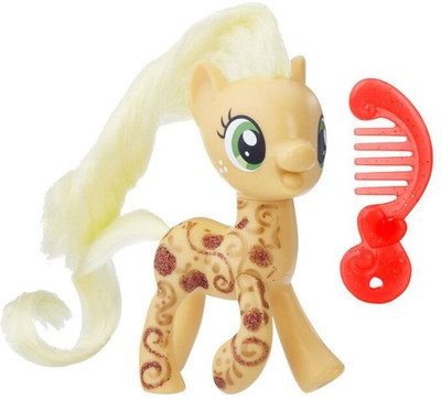 

My Little Pony Applejack Glitter Design Pony Figure(Multicolor)