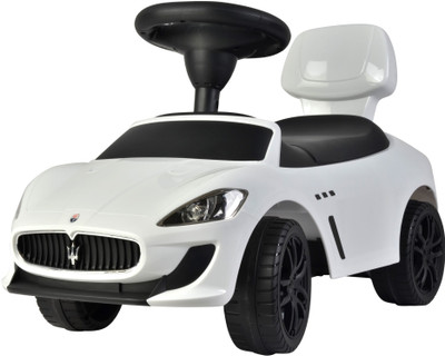 

Toyhouse Officially Licensed Maserati GranCabrio MC Car Non Battery Operated Ride On(White)