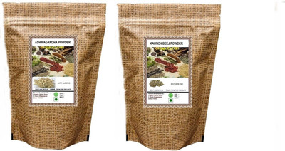 

ORGANIC HERBS Ashwagandha powder & Kaunch seed powder 400 gm(400 g)