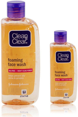 

Clean & Clear Foaming Face Wash 150ml + 50ml Face Wash(200 ml)