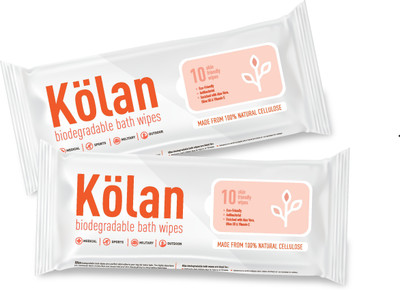 

Kolan Eco-Friendly Biodegradable Bed Bath Wipes with Aloe Vera, Olive Oil & Vitamin E, 10 Wipes /Pack(Pack of 2)