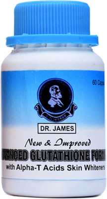 

Dr. James Glutathione Skin Caps With Skin soap 70G(60 g)