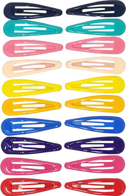 

Evolution Medium Tic Tac Pins Triangular Glossy Finish 5.5cm. Colorful Pack of 20 Tic Tac Clip(Multicolor)