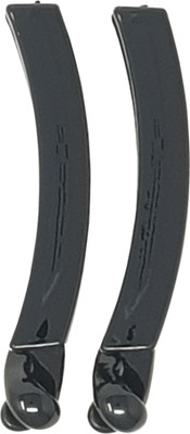 

Evolution Small Banana Clips Mini Curved Comfort 3.2 inch Glossy Black Pack of 2 Banana Clip(Black)