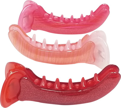 

Evolution Medium Dolphin Clips Lining Shiny Spring Shades Pack of 3 Banana Clip(Multicolor)