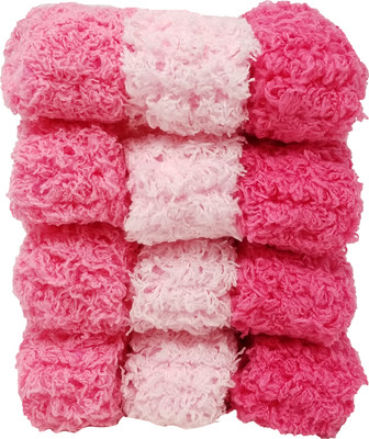 

Evolution Small Thick Rubberbands CottonThread, ExtraSoft Bun,Ponytail Holders MultiColored Pair Pack of 12 Rubber Band(Multicolor)
