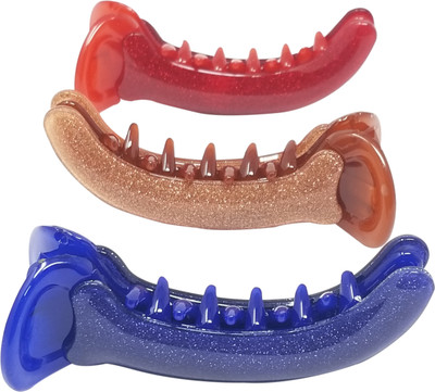 

Evolution Medium Dolphin Clips Super Shiny Autum Galaxy Shades Pack of 3 Banana Clip(Multicolor)