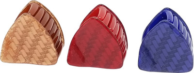 

Evolution Medium Claw Clips Triangle Grip Autum Shades Pack of 3 Hair Claw(Multicolor)
