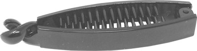 

Evolution Medium Banana Clips Big Comfot Grip 4 inch Glossy Black Pack of 1 Banana Clip(Black)