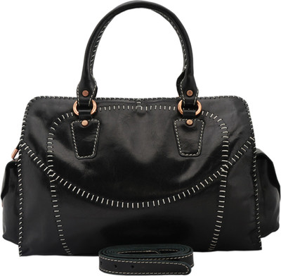 

Ayesha Leather Works Hand-held Bag(Black)