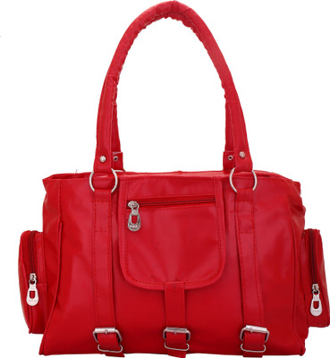 

Lady bar Shoulder Bag(Red)
