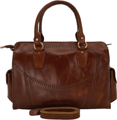 

Ayesha Leather Works Hand-held Bag(Tan)