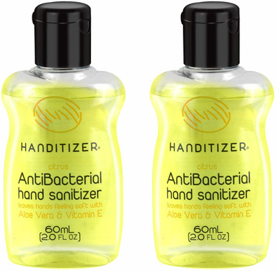 

Handitizer Hand Sanitizer Citrus Pack of 2(120 ml, Bottle, Pack of 2)