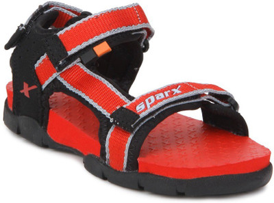 

Sparx Boys & Girls Velcro Sports Sandals(Red, Redblack