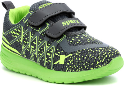 

Sparx Boys & Girls Velcro Running Shoes(Grey, Greyfluorescentgreen