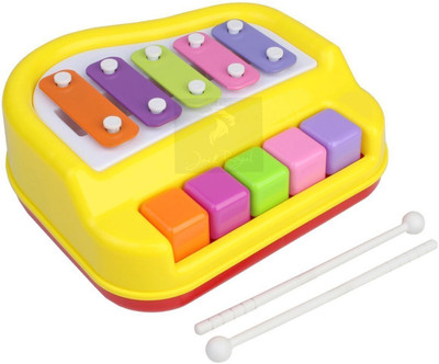 

Jack Royal Yellow XYlophone -Small with 5 keys(Yellow)