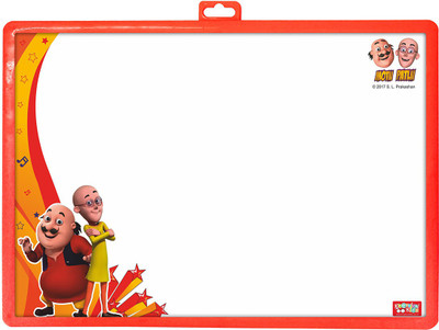 Motu Patlu 2 in 1 Writing Board & Slate(Multicolor)