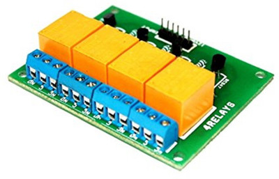 

Robocraze 12V 4 Channel Relay Module(Green, Yellow, Multicolor)