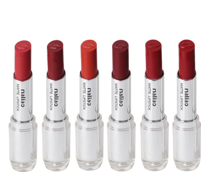 

Malio New durable a ultra HD Soft matte waterproof lipstick set of 6 ( chocolate flavour & Aroma multicolor)(Multicolor, 3.8 g)
