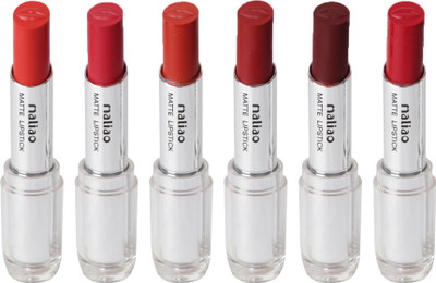

Malio A New best ultra HD Soft matte waterproof lipstick set of 6 (Chocolate flavour & aroma multicolor)(Multicolor, 3.8 g)