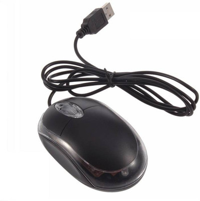 

Technuv QHM222 Wired Optical Gaming Mouse(USB 2.0, Black)