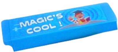 

Funster Blue Magical Art Plastic Pencil Box(Set of 1, Blue)