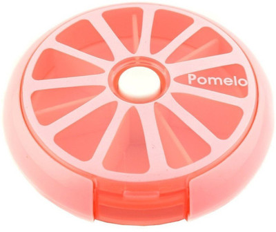 

Perfect shopo 7 Days Portable Rotating 7 Day Weekly Pill Organizer Travel Medicine Tablet Holder Storage Case Box Dispenser, Cute Fruit Style Pill Box(Rendom)