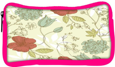 

Snoogg Eco Friendly Canvas Red Flower Pattern Designer Student Pen Pencil Case Coin Purse Pouch Cosmetic Makeup Bag (PINK) Pouch(Multicolor)
