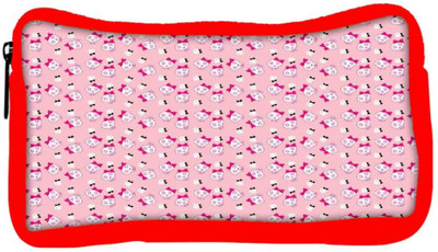 

Snoogg Eco Friendly Canvas Cute Ajniskulls Student Pen Pencil Case Coin Purse Pouch Cosmetic Makeup Bag (RED) Pouch(Multicolor)