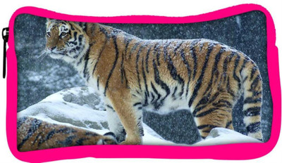 

Snoogg Eco Friendly Canvas Snow Tiger Designer Student Pen Pencil Case Coin Purse Pouch Cosmetic Makeup Bag (PINK) Pouch(Multicolor)