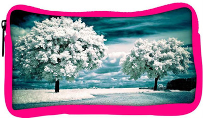 

Snoogg Eco Friendly Canvas White Frozen Trees Designer Student Pen Pencil Case Coin Purse Pouch Cosmetic Makeup Bag (PINK) Pouch(Multicolor)