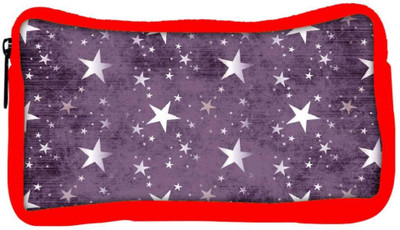 

Snoogg Eco Friendly Canvas Multiplr Grey Stars Designer Student Pen Pencil Case Coin Purse Pouch Cosmetic Makeup Bag (RED) Pouch(Multicolor)