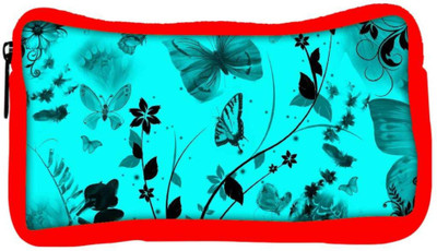

Snoogg Eco Friendly Canvas Blue Butterflies Student Pen Pencil Case Coin Purse Pouch Cosmetic Makeup Bag (RED) Pouch(Multicolor)