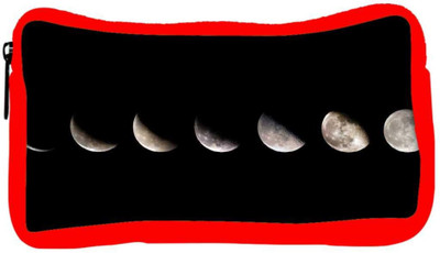 

Snoogg Eco Friendly Canvas Shades Of Moon Designer Student Pen Pencil Case Coin Purse Pouch Cosmetic Makeup Bag (RED) Pouch(Multicolor)