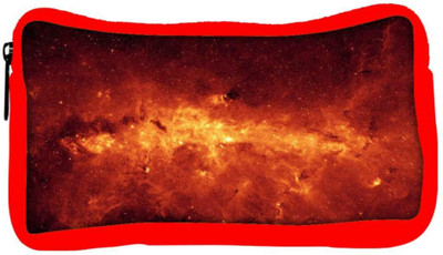 

Snoogg Eco Friendly Canvas Milky Way And Galaxy Designer Student Pen Pencil Case Coin Purse Pouch Cosmetic Makeup Bag (RED) Pouch(Multicolor)