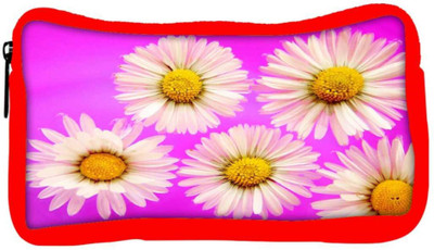 

Snoogg Eco Friendly Canvas Daisies Student Pen Pencil Case Coin Purse Pouch Cosmetic Makeup Bag (RED) Pouch(Multicolor)