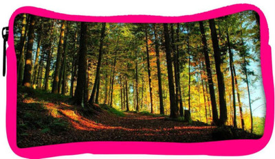 

Snoogg Eco Friendly Canvas Blossom Forest Designer Student Pen Pencil Case Coin Purse Pouch Cosmetic Makeup Bag (PINK) Pouch(Multicolor)