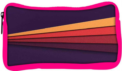 

Snoogg Eco Friendly Canvas Embossed Stripes 2624 Student Pen Pencil Case Coin Purse Pouch Cosmetic Makeup Bag (PINK) Pouch(Multicolor)