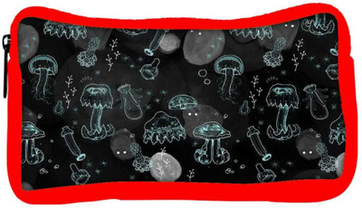 

Snoogg Eco Friendly Canvas Abstract Wallpaper Designer Student Pen Pencil Case Coin Purse Pouch Cosmetic Makeup Bag (RED) Pouch(Multicolor)