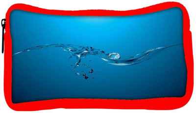 

Snoogg Eco Friendly Canvas Water Drops Designer Student Pen Pencil Case Coin Purse Pouch Cosmetic Makeup Bag (RED) Pouch(Multicolor)