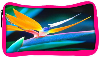 

Snoogg Eco Friendly Canvas Flower Zoo Student Pen Pencil Case Coin Purse Pouch Cosmetic Makeup Bag (PINK) Pouch(Multicolor)