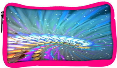 

Snoogg Eco Friendly Canvas Abstract Design Designer Student Pen Pencil Case Coin Purse Pouch Cosmetic Makeup Bag (PINK) Pouch(Multicolor)