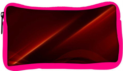 

Snoogg Eco Friendly Canvas Abstract Background Designer Student Pen Pencil Case Coin Purse Pouch Cosmetic Makeup Bag (PINK) Pouch(Multicolor)