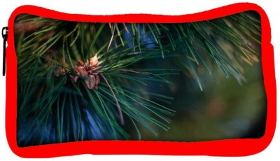 

Snoogg Eco Friendly Canvas Christmas Tree Branch Designer Student Pen Pencil Case Coin Purse Pouch Cosmetic Makeup Bag (RED) Pouch(Multicolor)