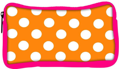 

Snoogg Eco Friendly Canvas Yellow Polka Dot Student Pen Pencil Case Coin Purse Pouch Cosmetic Makeup Bag (PINK) Pouch(Multicolor)