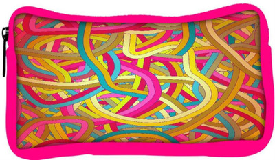 

Snoogg Eco Friendly Canvas Seamless Abstract Hand Drawn Waves Pattern Student Pen Pencil Case Coin Purse Pouch Cosmetic Makeup Bag (PINK) Pouch(Multicolor)