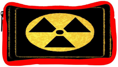 

Snoogg Eco Friendly Canvas Radioactivity Student Pen Pencil Case Coin Purse Pouch Cosmetic Makeup Bag (RED) Pouch(Multicolor)