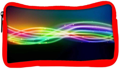 

Snoogg Eco Friendly Canvas Sparkling Rays In Dark Background Designer Student Pen Pencil Case Coin Purse Pouch Cosmetic Makeup Bag (RED) Pouch(Multicolor)