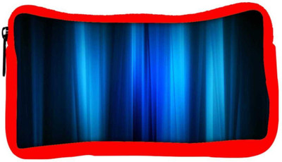 

Snoogg Eco Friendly Canvas Abstract Blue Strips Designer Student Pen Pencil Case Coin Purse Pouch Cosmetic Makeup Bag (RED) Pouch(Multicolor)